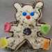 christmas cut out cookies teddy bear