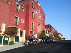 facial view of the hotel stella dell'est in barisardo