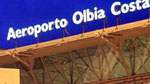 sign post on top of olbia airport