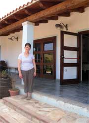 entrance to the agriturism dining room