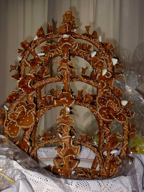 almond brittle cookie sardinia italy gattò