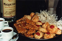 a selection of sardinian cookies