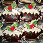 christmas puding cookies