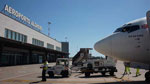 airplane parked in the alghero airport