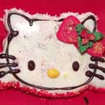 fun xmas hello kitty cookie