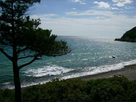 the beach of coccorocci in sardinia italy