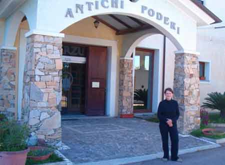 sardinia entrance to jerzu winery