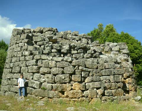 Nuraghe Orrutu in the Tacchi of Osini