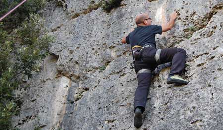 Free Climbing in Jerzu