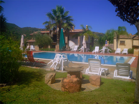 view of the swimming pool at the villa