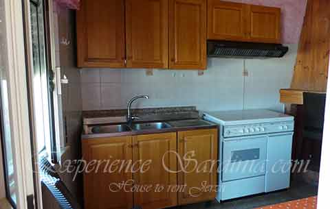 kitchen incheap self catering accomodation in sardinia italy