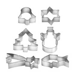 6 piece cookie cutter set