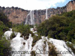 waterfalls near santa barbara in ulassai ogliastra