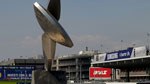 entrance to departures at cagliari airport