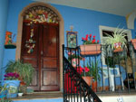 entrance to bed and breakfast in loceri ogliastra sardinia