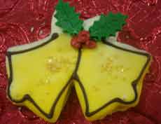 double christmas bells cookies