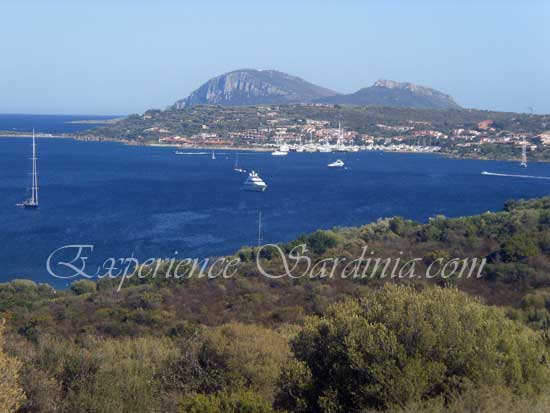 view of cannigione in costa smeralda sardinia