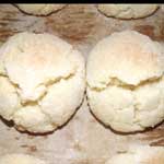 half baked amaretto cookie