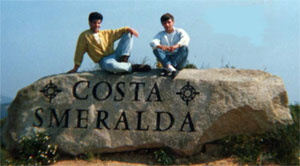 the costa smeralda welcome rock