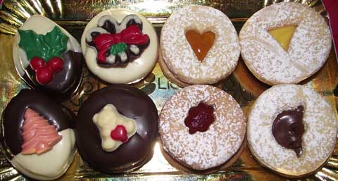 assortment of italian cookies