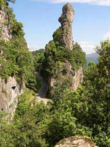 panoramic view of the landscapes near lanusei