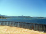 view of the sardinia beach near posada