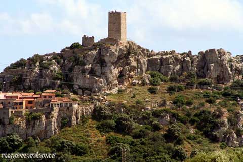 panoramic view of the castle of fava