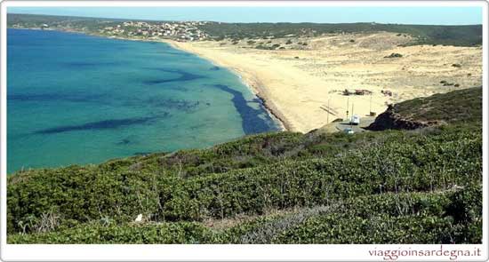 picture of the sabbie di oro beach in medio campidano