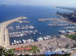 small boat harbour in santa maria navarese sardinia