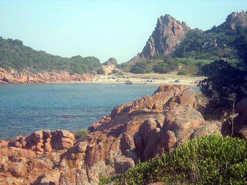 su sirboni beach in the marina di gairo