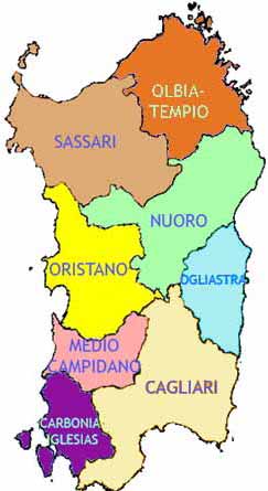 sardinia map beaches