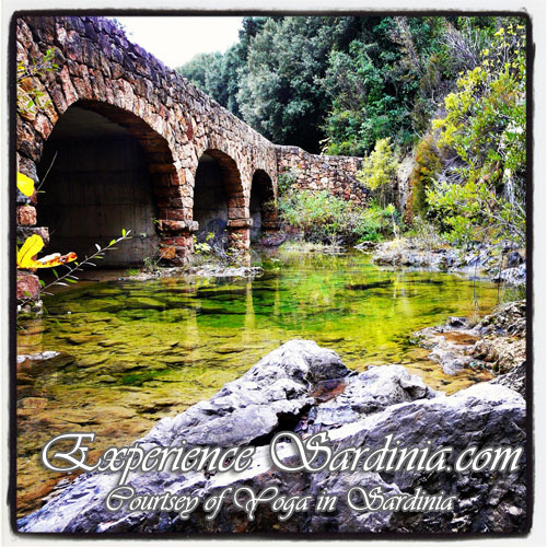 old bridge in sardinia italy